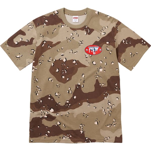 Supreme Dalmatian Tee - Chocolate Chip Camo (front)