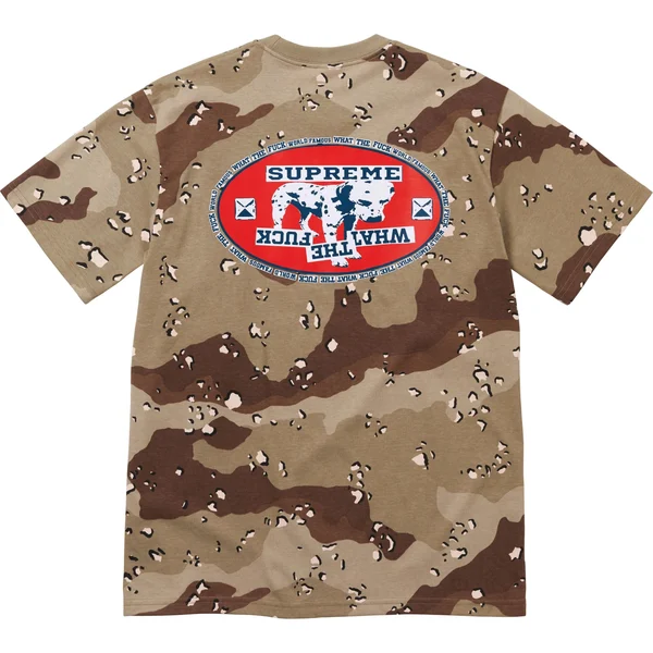 Supreme Dalmatian Tee - Chocolate Chip Camo (front)
