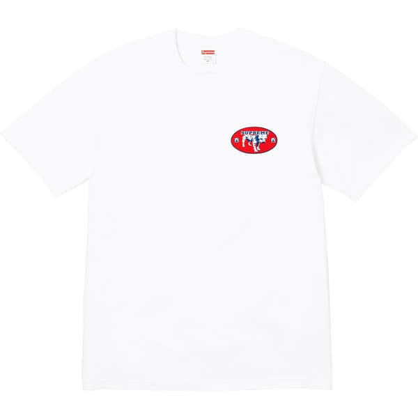 Supreme Dalmatian Tee - White (front)