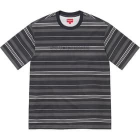Supreme Dash Stripe S/S Top Black