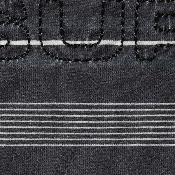 Supreme Dash Stripe S/S Top - Black (front)