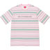 Supreme Dash Stripe S/S Top - Pink (front)