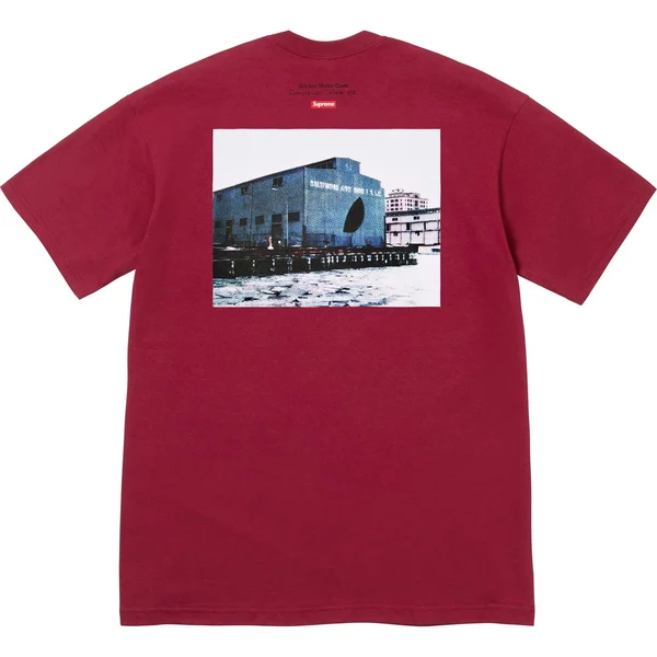 Supreme Day's End Tee - Cardinal (front)