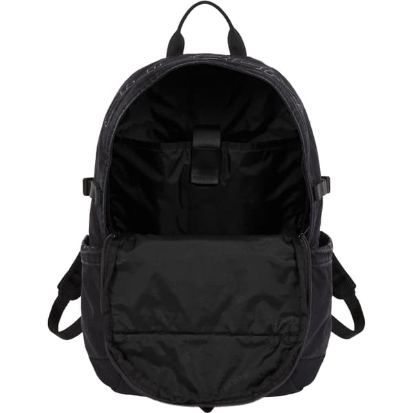 Supreme Denim Backpack - Black (front)