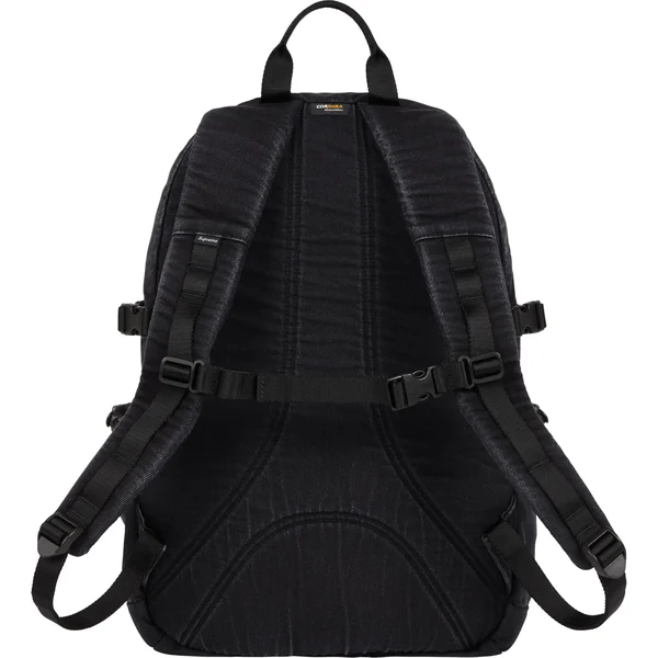 Supreme Denim Backpack - Black (front)