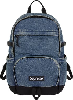 Supreme Denim Backpack Washed Indigo
