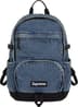 Supreme Denim Backpack - Washed Indigo (front)