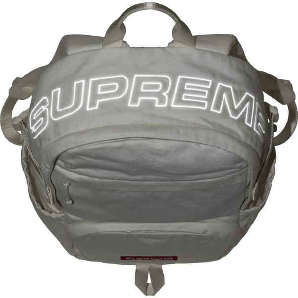 Supreme Denim Backpack - White (front)