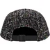 Supreme Denim Bouclé Camp Cap - Black (front)