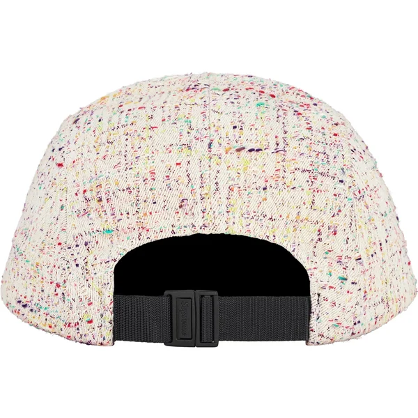 Supreme Denim Bouclé Camp Cap - Natural (front)
