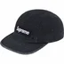 Supreme Denim Camp Cap - Black (front)