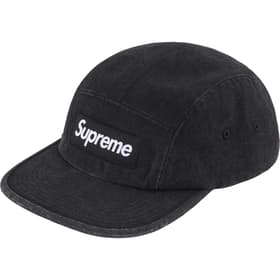 Supreme Denim Camp Cap Black