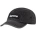 Supreme Denim Camp Cap - Black (front)