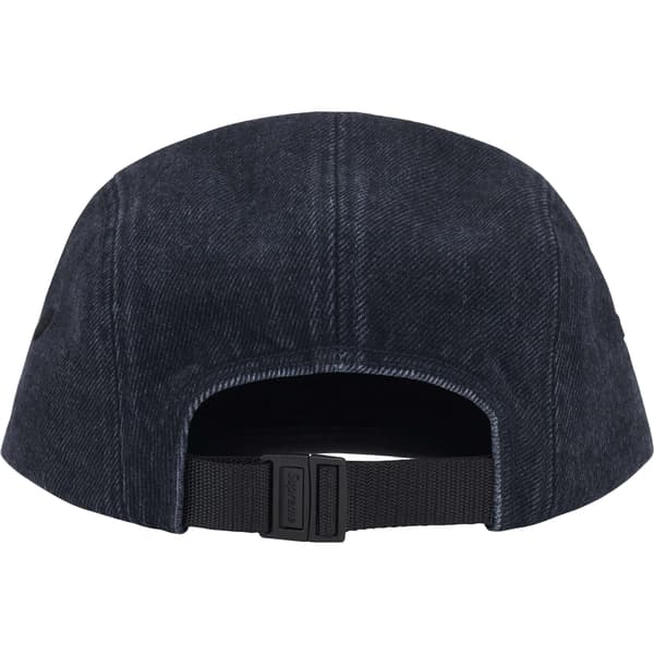 Supreme Denim Camp Cap - Black (front)