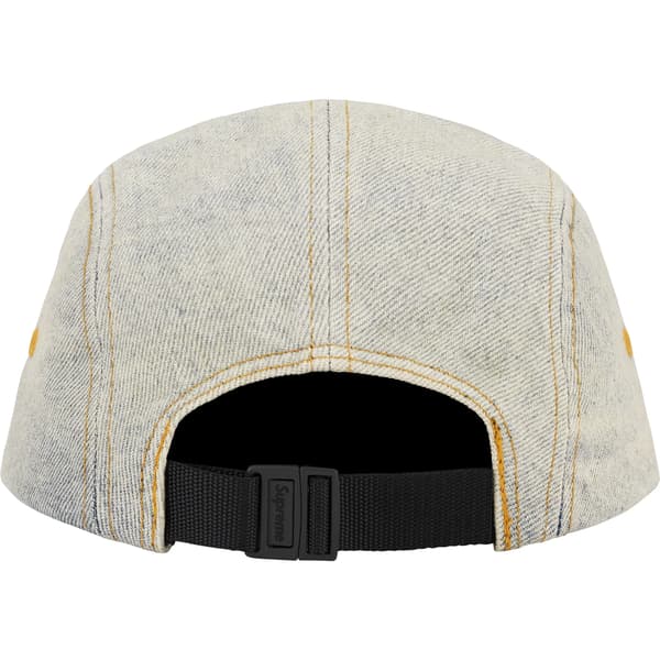 Supreme Denim Camp Cap - Dirty Indigo (front)
