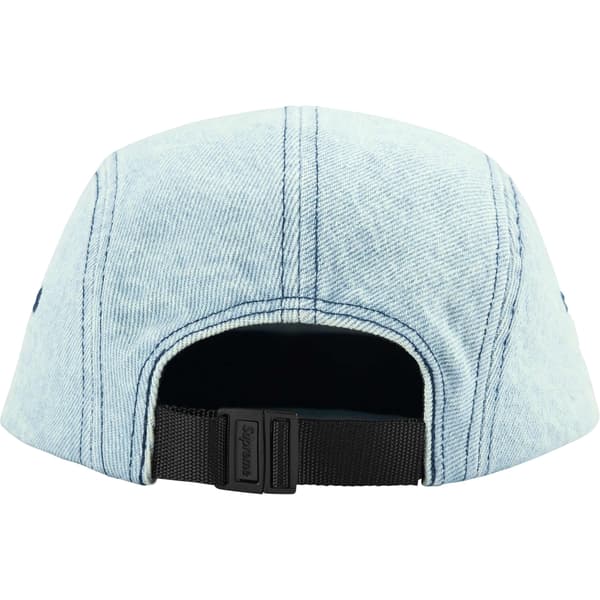 Supreme Denim Camp Cap - Light Washed Indigo (front)