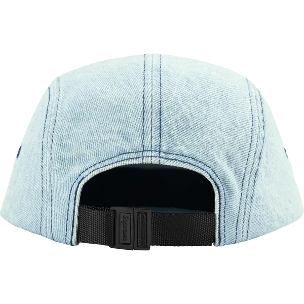 Supreme Denim Camp Cap - Light Washed Indigo (front)