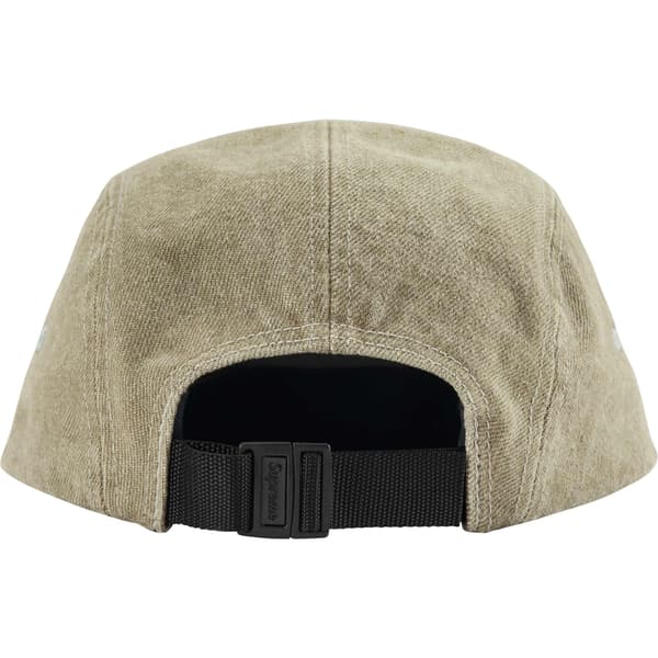 Supreme Denim Camp Cap - Olive (front)