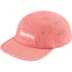 Supreme Denim Camp Cap - Pink (front)