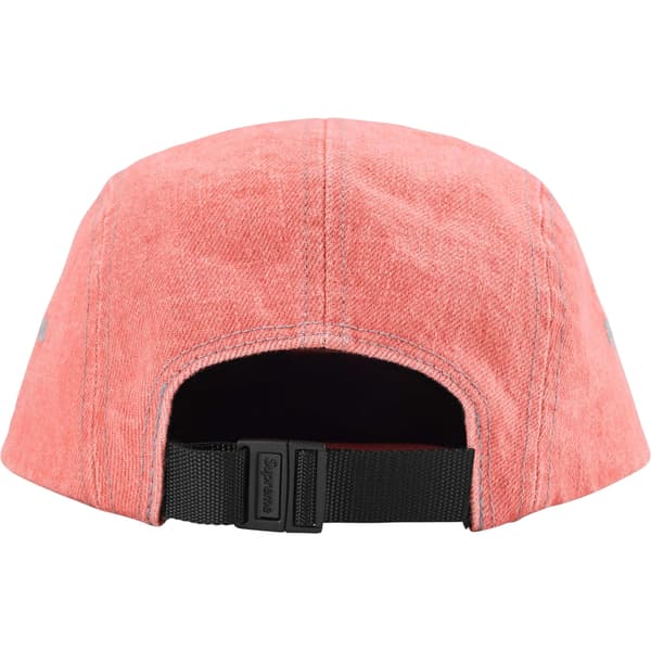 Supreme Denim Camp Cap - Pink (front)