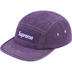 Supreme Denim Camp Cap Purple