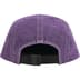 Supreme Denim Camp Cap - Purple (front)