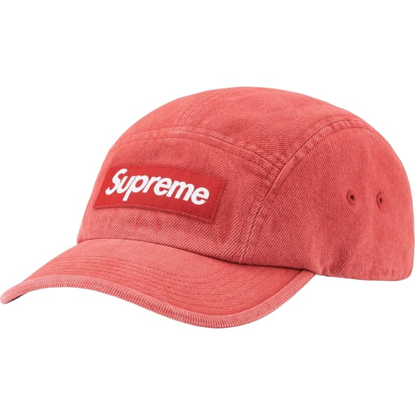 Supreme Denim Camp Cap - Rust (front)