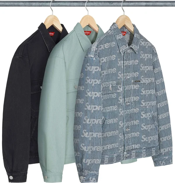 Supreme Denim Chore Trucker Jacket - Product Image