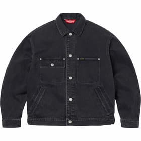 Supreme Denim Chore Trucker Jacket Black