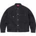 Supreme Denim Chore Trucker Jacket - Black (front)