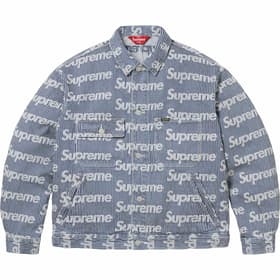 Supreme Denim Chore Trucker Jacket Stripe