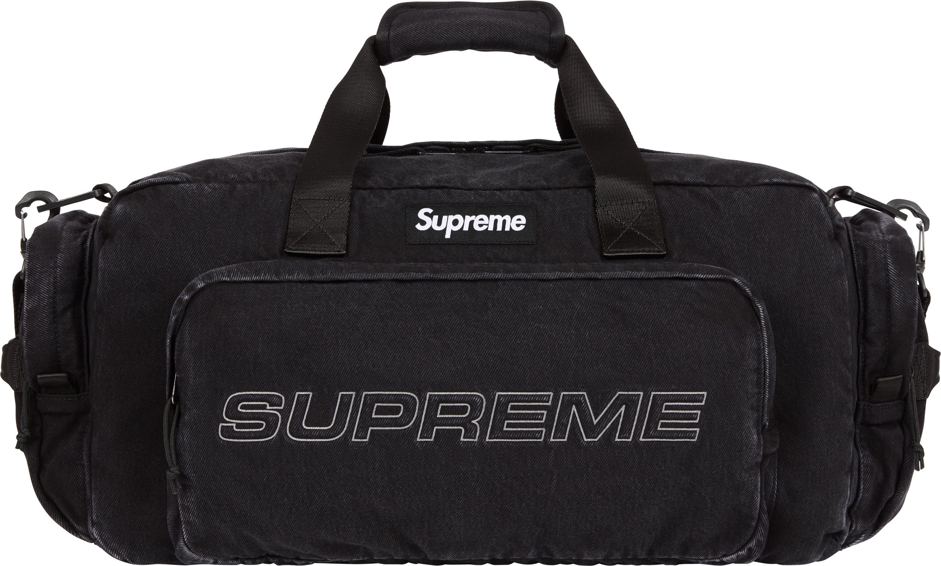 Supreme Denim Duffle Bag