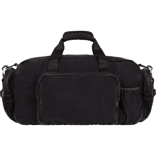 Supreme Denim Duffle Bag - Black (front)