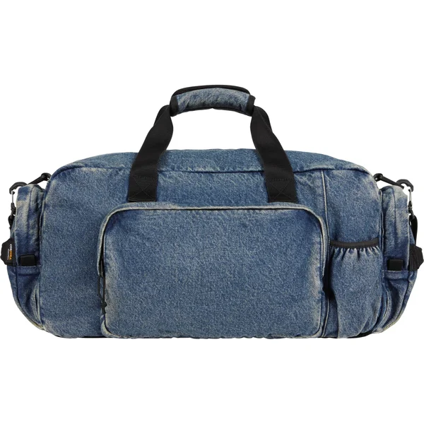 Supreme Denim Duffle Bag - Washed Indigo (front)