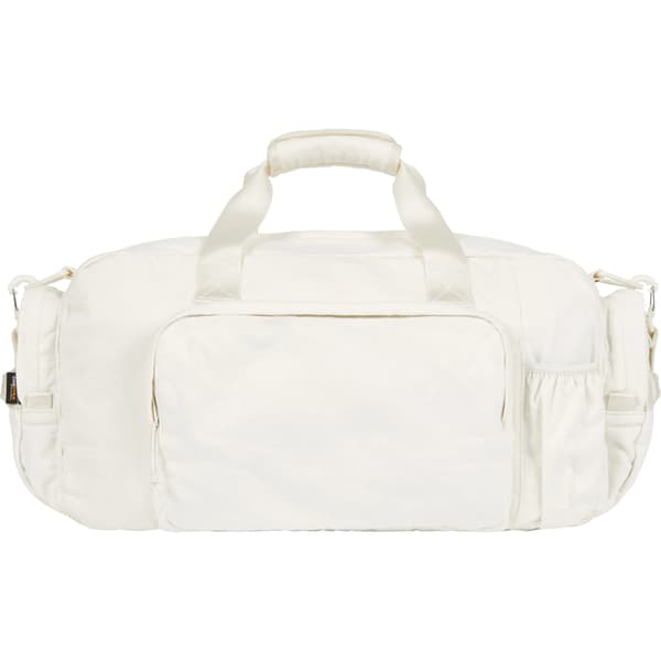Supreme Denim Duffle Bag - White (front)