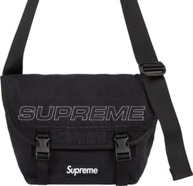 Supreme Denim Messenger Bag Black