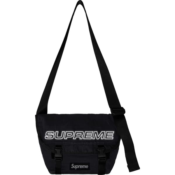 Supreme Denim Messenger Bag - Black (front)