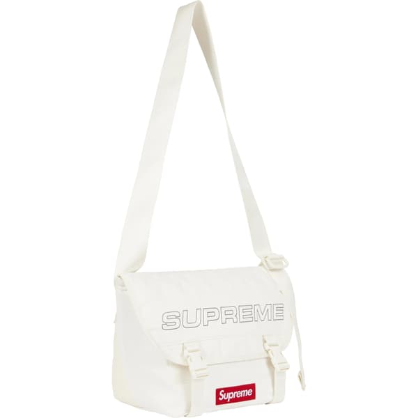 Supreme Denim Messenger Bag - White (front)