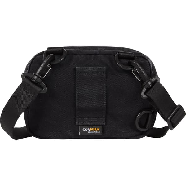 Supreme Denim Mini Shoulder Bag - Black (front)