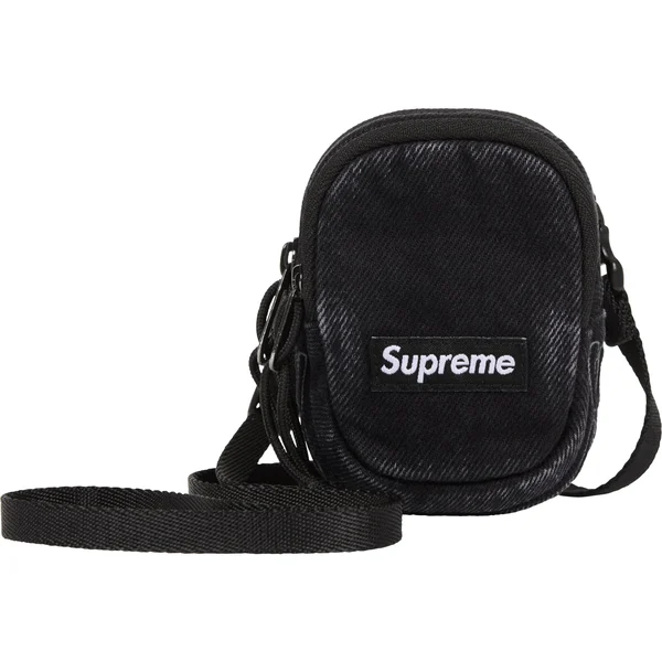 Supreme Denim Mini Utility Bag - Black (front)