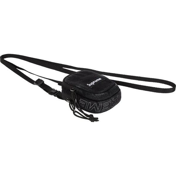 Supreme Denim Mini Utility Bag - Black (front)