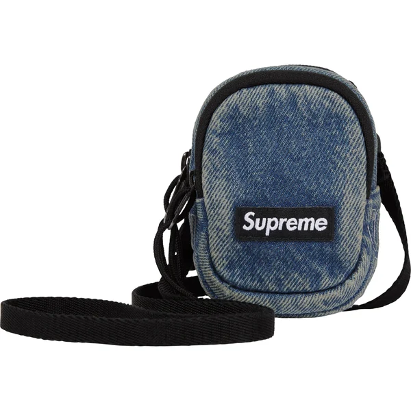 Supreme Denim Mini Utility Bag - Washed Indigo (front)