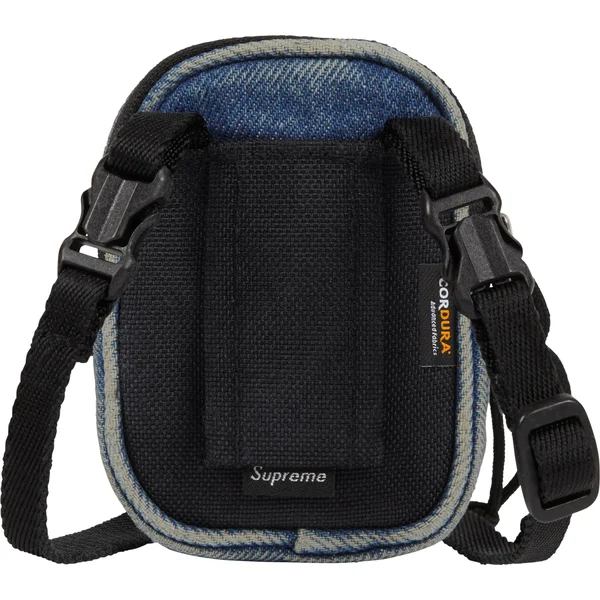 Supreme Denim Mini Utility Bag - Washed Indigo (front)