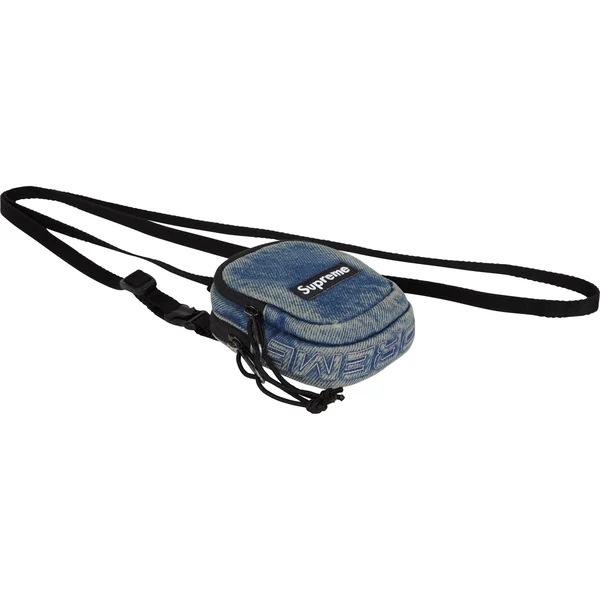 Supreme Denim Mini Utility Bag - Washed Indigo (front)