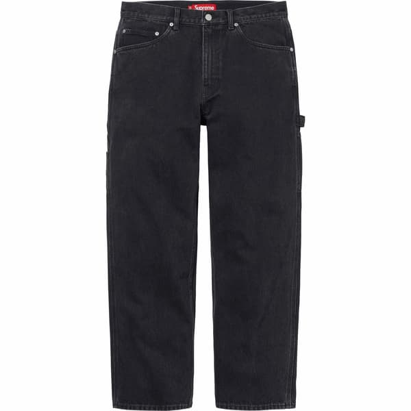 Supreme Denim Painter Pant - Black (front)