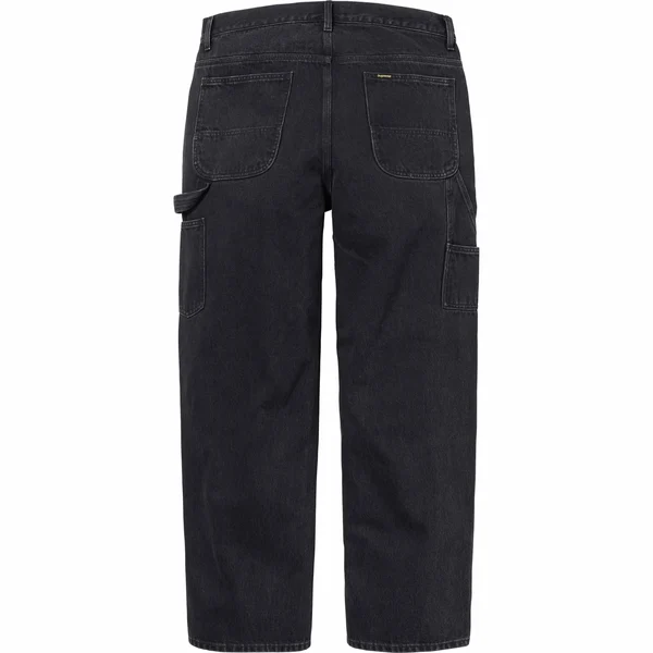 Supreme Denim Painter Pant - Black (front)
