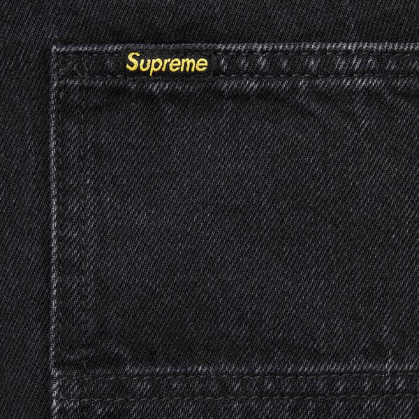Supreme Denim Painter Pant - Black (front)