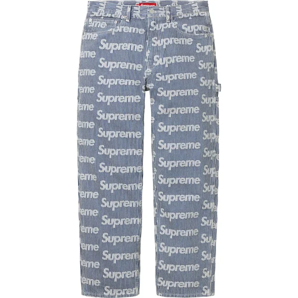 Supreme Denim Painter Pant - Stripe (front)