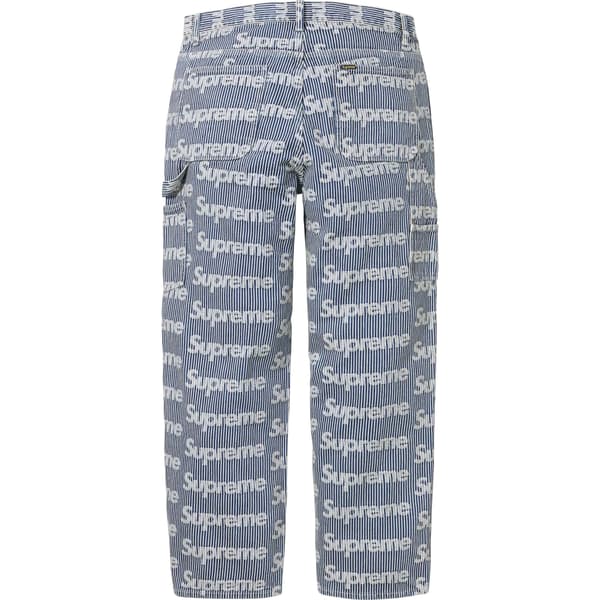 Supreme Denim Painter Pant - Stripe (front)