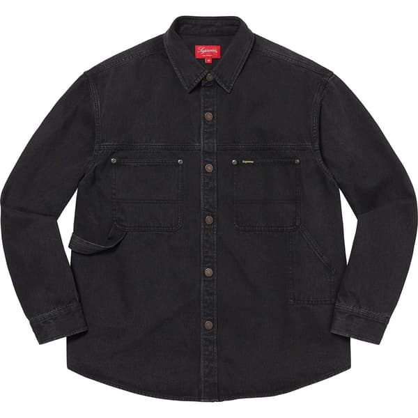 Supreme Denim Painter Shirt - Black (front)